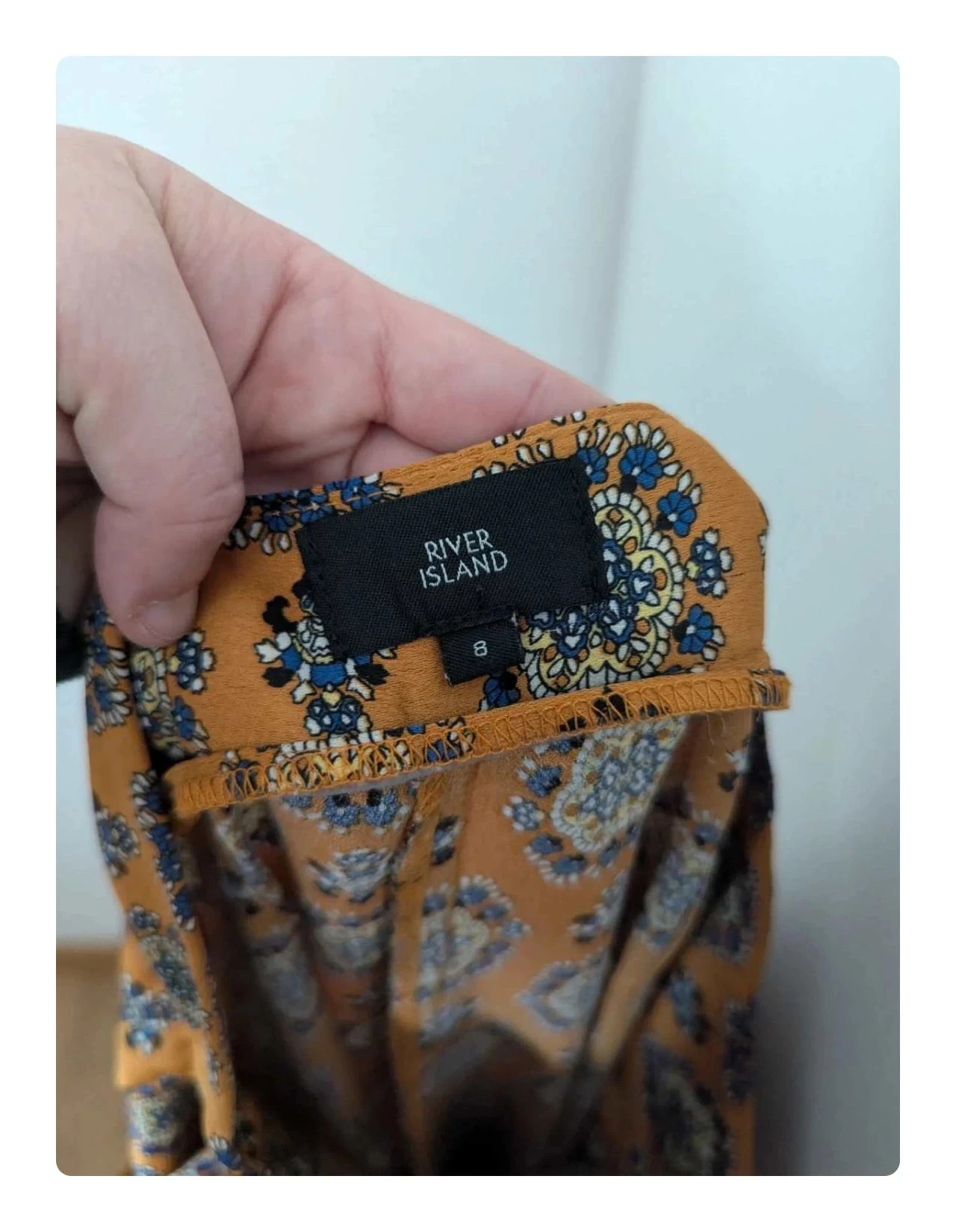 Pantalón fluido amplio River Island estampado de pañuelo / cachemir - T. 34 – photo 6